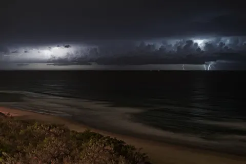 What happens when lightning strikes the ocean? Not the fish massacre you pictured